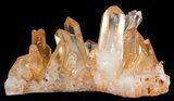 Tangerine Quartz Crystal Cluster - Madagascar #58831-1